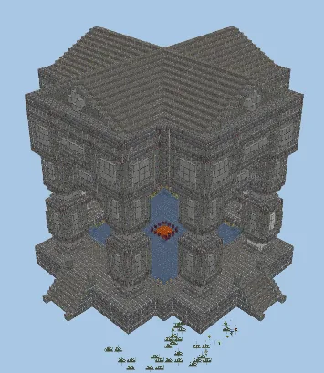 Iron Farm Module Decorative Housing Minecraft schematic