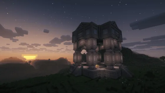 Iron Farm Module Decorative Housing Minecraft schematic