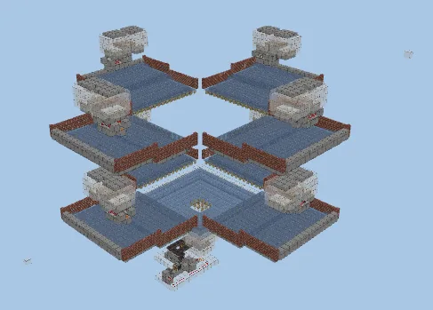 Iron Farm With Poppy Filter Minecraft schematic preview