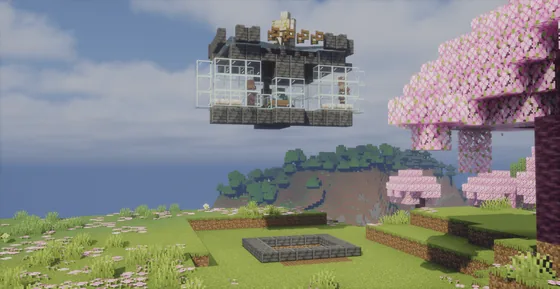 Iron Golem Farm Minecraft schematic