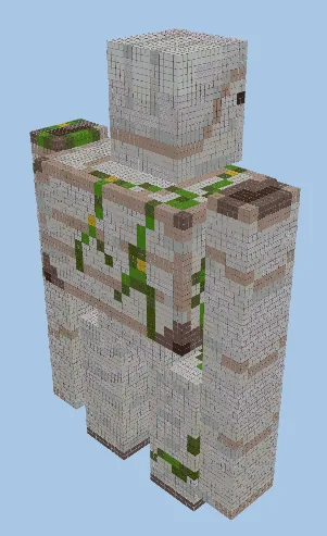 Iron Golem Structure Minecraft schematic preview