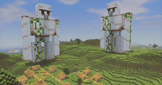 Iron Golem Structure Minecraft schematic