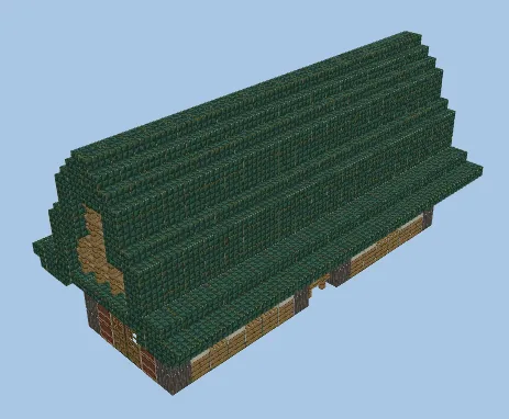 Japanese Armory Building Minecraft schematic preview