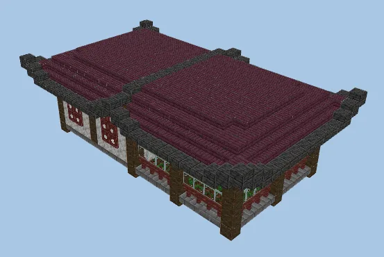 Japanese Cherry Blossom Villager Breeder Minecraft schematic preview