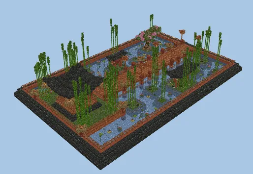 Japanese Garden Gazebo Minecraft schematic