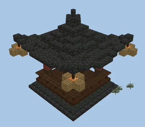 Japanese Garden Gong Minecraft schematic