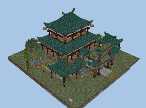 Japanese House Design Minecraft schematic
