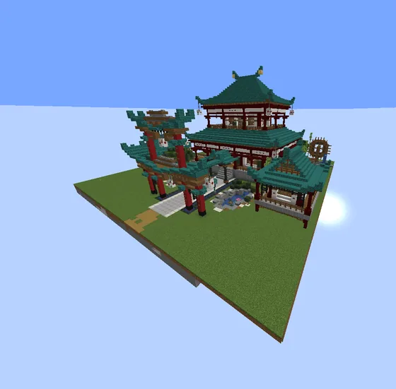 Japanese House Design Minecraft schematic
