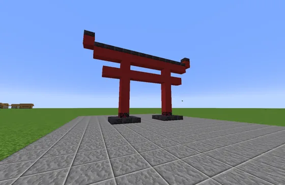 Japanese Shinto Shrine Structure Minecraft schematic
