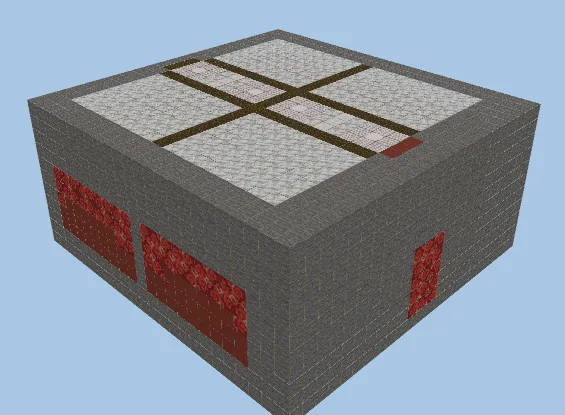 Japanese Style End Portal Room Minecraft schematic preview