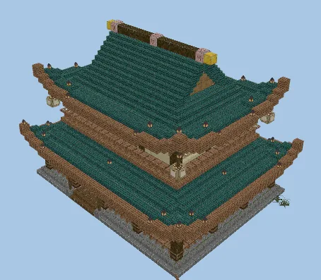 Japanese Style House Build Minecraft schematic