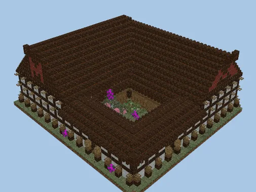 Japanese Style House Minecraft schematic preview