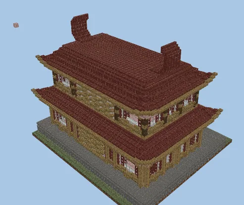 Japanese Style Mansion Minecraft schematic