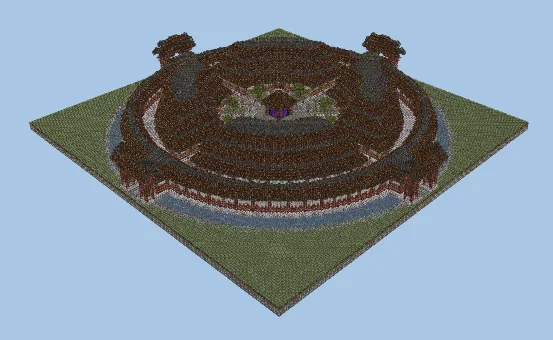 Japanese Style Trading Hall Minecraft schematic