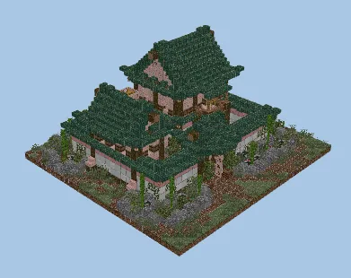 Japanese Style Villa Minecraft schematic