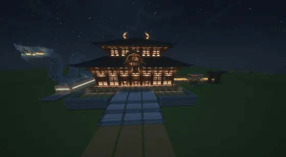 Japanese Todaiji Temple Build Minecraft schematic