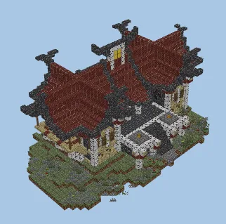 Viking Jarl House - Medieval Minecraft Build Minecraft schematic