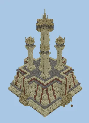 Jedi Temple Survival House Minecraft schematic preview