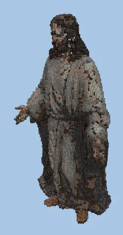 Jesus Statue Build Minecraft schematic