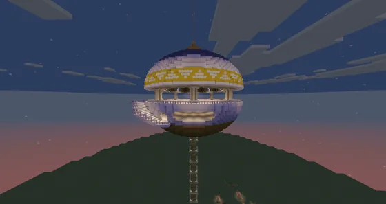 Karin's Tower Dragon Ball Structure Minecraft schematic
