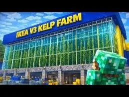 Kelp and Fuel Farm Minecraft schematic