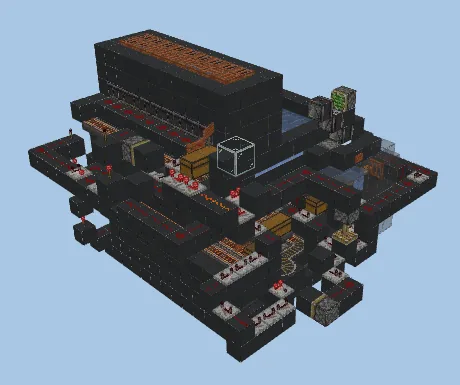 Kelp And Dried Kelp Farm Minecraft schematic