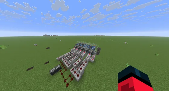 Kelp Farm With Observer Redstone Minecraft schematic
