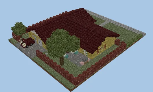 King of the Hill Residence Minecraft schematic