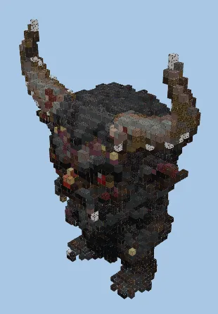 Krampus Christmas Decoration Minecraft schematic