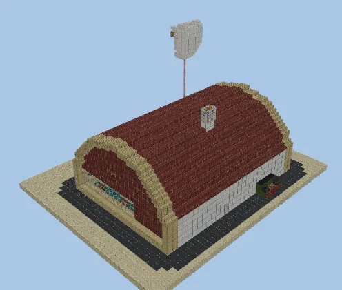 Krusty Krab Restaurant Replica Minecraft schematic