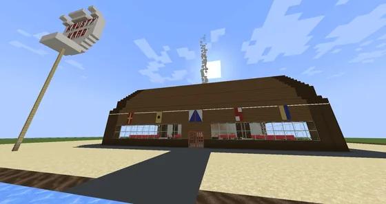 Krusty Krab Restaurant Replica Minecraft schematic