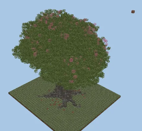 Large Cherry Blossom Tree Minecraft schematic