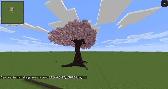 Large Cherry Blossom Tree Minecraft schematic