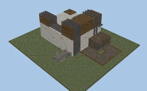 Large Elegant Mansion Minecraft schematic preview