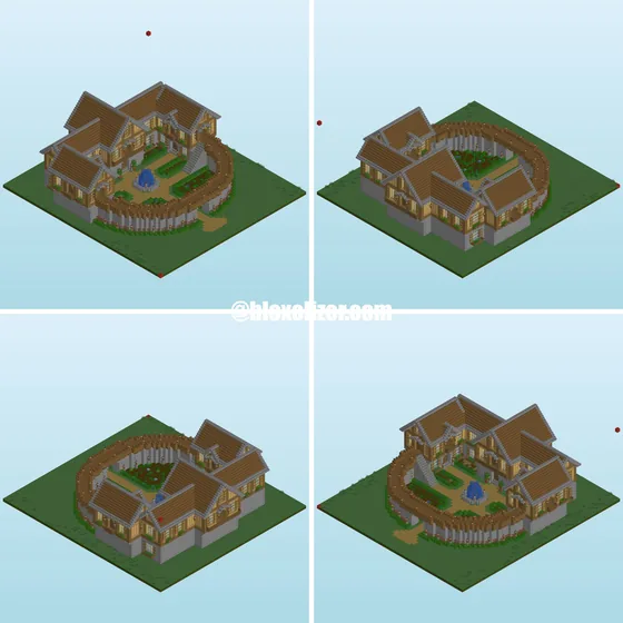 Large house Minecraft schematic
