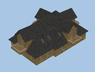 Large House With Attic Minecraft schematic