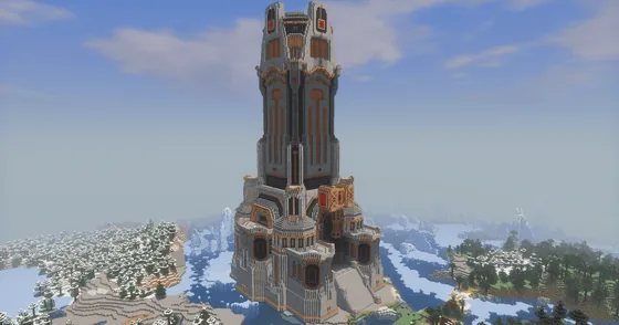 Large Keep Castle Minecraft schematic