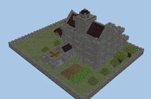 Large Medieval Castle Minecraft schematic