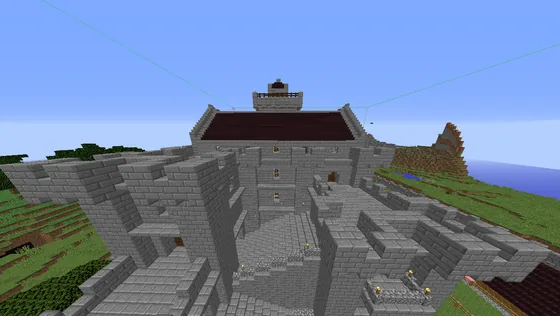 Large Medieval Castle Minecraft schematic