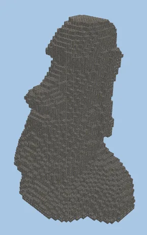 Large Moai Statue Minecraft schematic