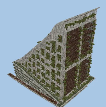 Large Modern Structure Minecraft schematic