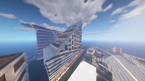 Large Modern Structure Minecraft schematic