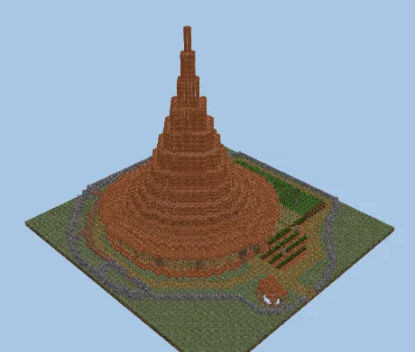 Large Spruce and Dark Oak Starter Base Minecraft schematic