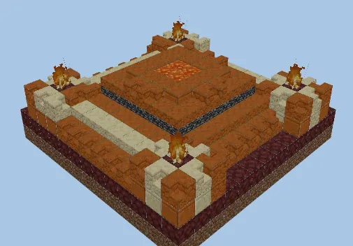 Lava Well Structure Minecraft schematic