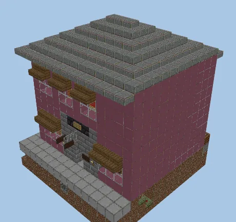 Lawyer's Office Building from Vice City Minecraft schematic preview