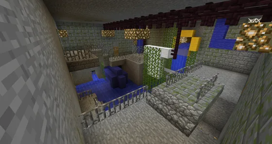 Left 4 Dead Sewers Adventure Dungeon Minecraft schematic