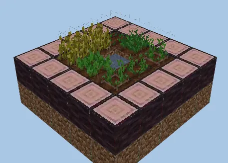 Leniland Field 5x5 Structure Minecraft schematic