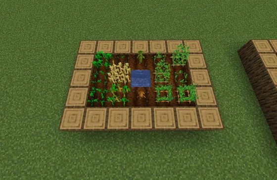 Leniland Field 7x5 Build Minecraft schematic