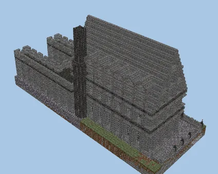 Leniland Great Hall Structure Minecraft schematic preview