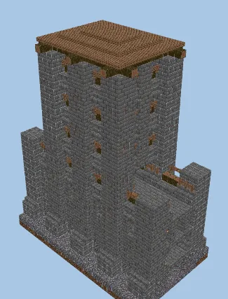 Leniland NewWorld Middle Tower Minecraft schematic preview